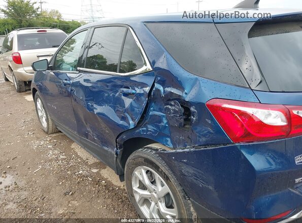 3GNAXKEV8LL332766 2020 CHEVROLET EQUINOX Blue Вид спереду