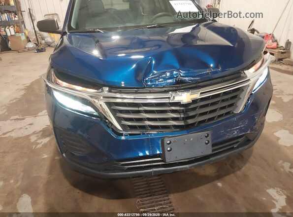 3GNAXSEV7NS159248 2022 CHEVROLET EQUINOX Blue Widok z przodu