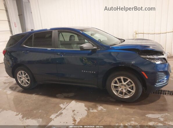 3GNAXSEV7NS159248 2022 CHEVROLET EQUINOX Blue Widok wnętrza z tyłu