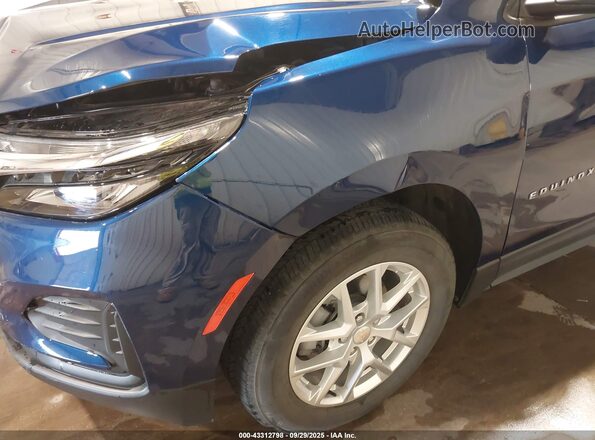 3GNAXSEV7NS159248 2022 CHEVROLET EQUINOX Blue 