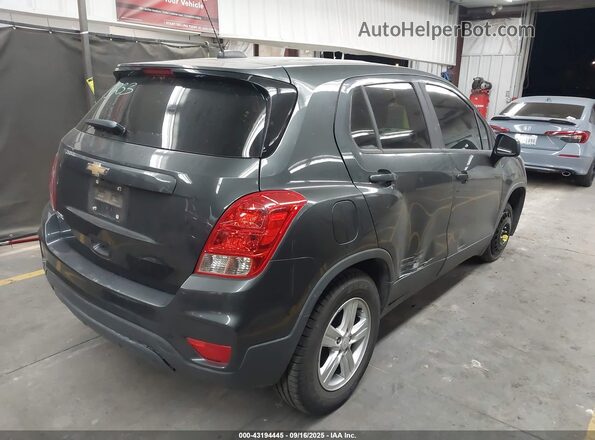 3GNCJKSB2LL204561 2020 CHEVROLET TRAX Gray Trasero derecho