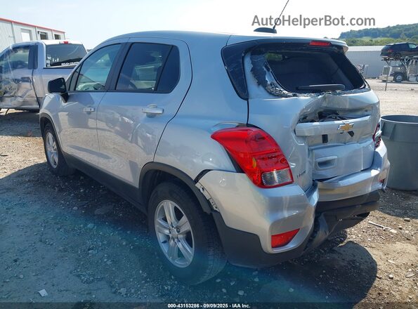 3GNCJKSB2LL223501 2020 CHEVROLET TRAX Silver Trasero izquierdo