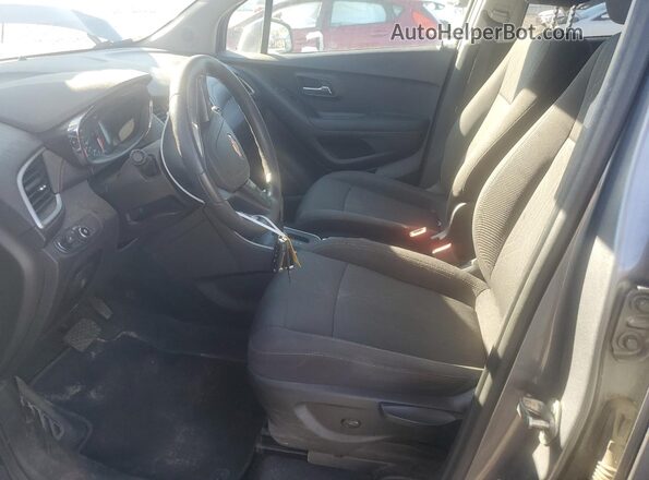 3GNCJPSB1LL296341 2020 CHEVROLET TRAX Gray Vista interior delantera