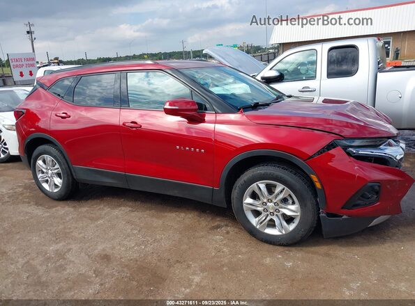 3GNKBCRS0MS505759 2021 CHEVROLET BLAZER Red Vista interior trasera