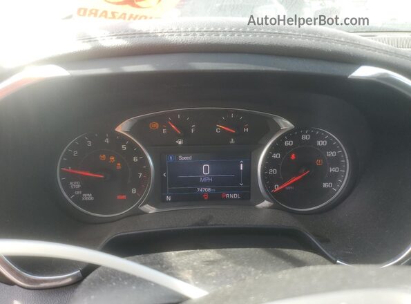 3GNKBCRS2LS635587 2020 CHEVROLET BLAZER Black Instrument cluster view