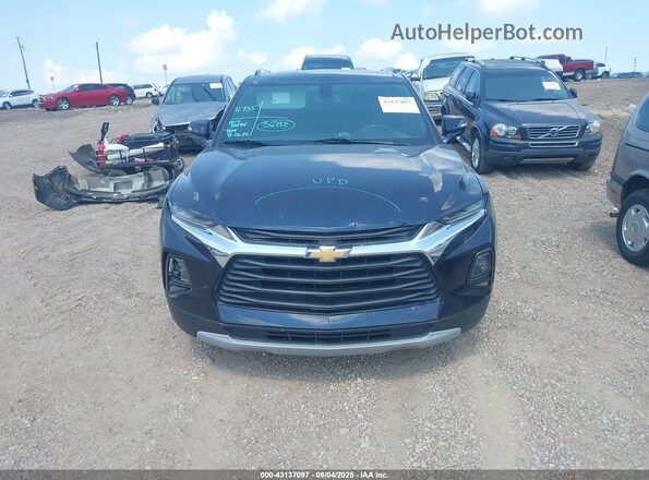 3GNKBCRS2LS716055 2020 CHEVROLET BLAZER Dark Blue უკანა სალონის ხედი