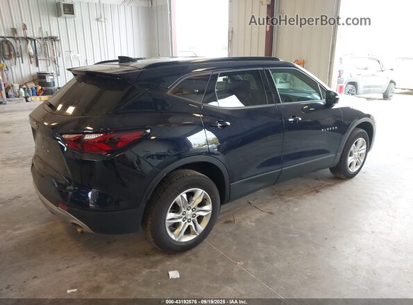 3GNKBCRS3LS606244 2020 CHEVROLET BLAZER Dark Blue Trasero derecho