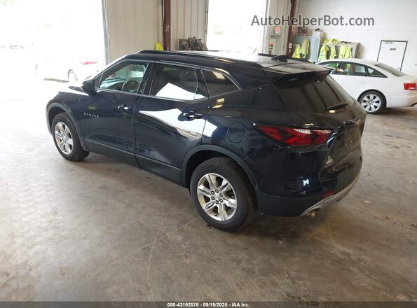 3GNKBCRS3LS606244 2020 CHEVROLET BLAZER Dark Blue Trasero izquierdo