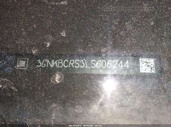 3GNKBCRS3LS606244 2020 CHEVROLET BLAZER Dark Blue Vista del compartimento del motor