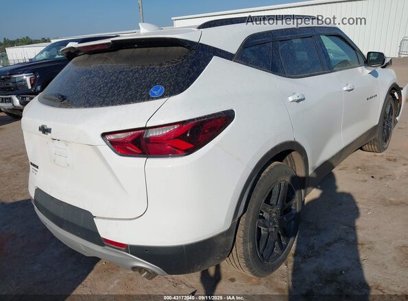 3GNKBCRS6MS551046 2021 CHEVROLET BLAZER White Trasero derecho
