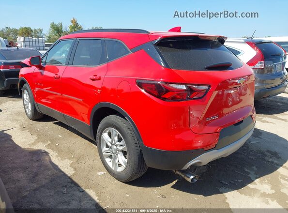 3GNKBDRS7LS678814 2020 CHEVROLET BLAZER Red Trasero izquierdo