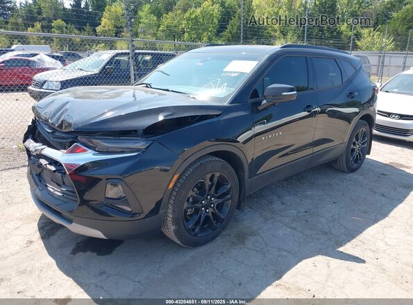 3GNKBDRSXKS690812 2019 CHEVROLET BLAZER Black Vista tres cuartos delantera izquierda