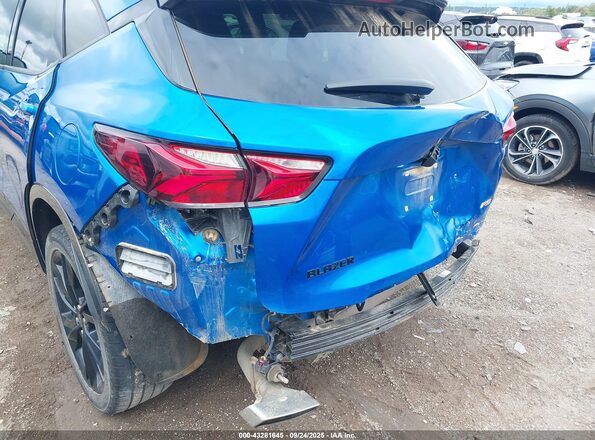 3GNKBERS0LS625510 2020 CHEVROLET BLAZER Blue Front view