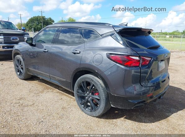 3GNKBERS1MS568090 2021 CHEVROLET BLAZER Gray Հետևի ձախ