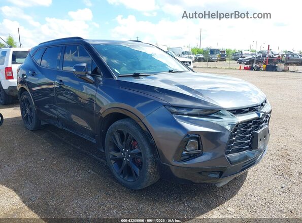 3GNKBERS1MS568090 2021 CHEVROLET BLAZER Gray Դիմացի տեսք