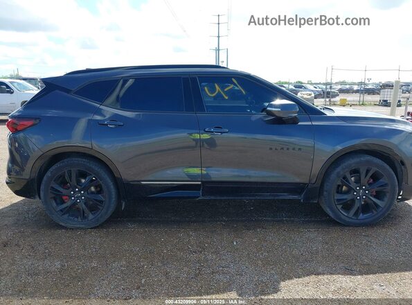 3GNKBERS1MS568090 2021 CHEVROLET BLAZER Gray Սալոնի հետևի տեսք