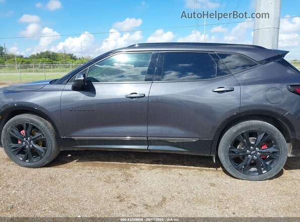 3GNKBERS1MS568090 2021 CHEVROLET BLAZER Gray Սալոնի 360 աստիճան տեսք