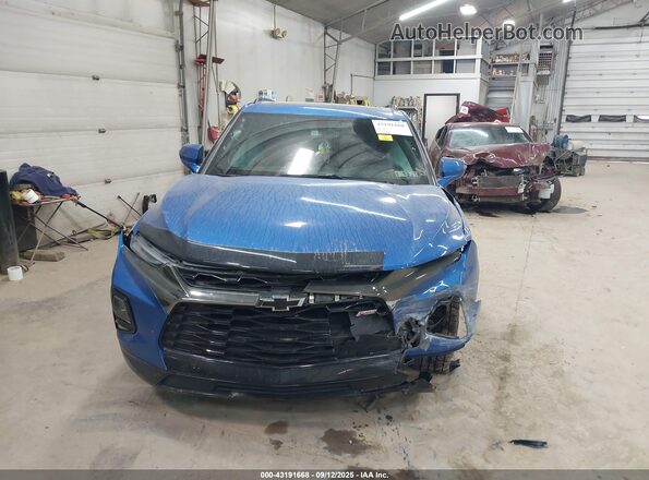 3GNKBERS6LS727071 2020 CHEVROLET BLAZER Blue Dashboard view