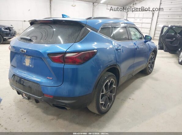 3GNKBERS6LS727071 2020 CHEVROLET BLAZER Blue Rear left
