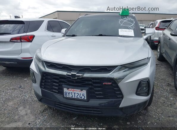 3GNKBERS7MS560821 2021 CHEVROLET BLAZER Silver Vista del cuadro de instrumentos