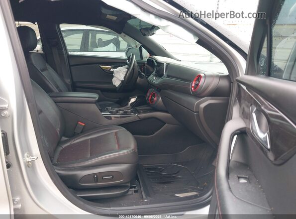3GNKBERS9LS728781 2020 CHEVROLET BLAZER Silver Widok wnętrza z przodu