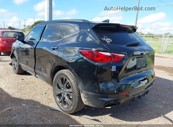 3GNKBERSXLS721872 2020 CHEVROLET BLAZER Black Trasero izquierdo