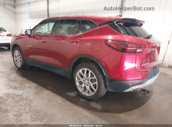 3GNKBHR44PS165051 2023 CHEVROLET BLAZER Red Trasero izquierdo