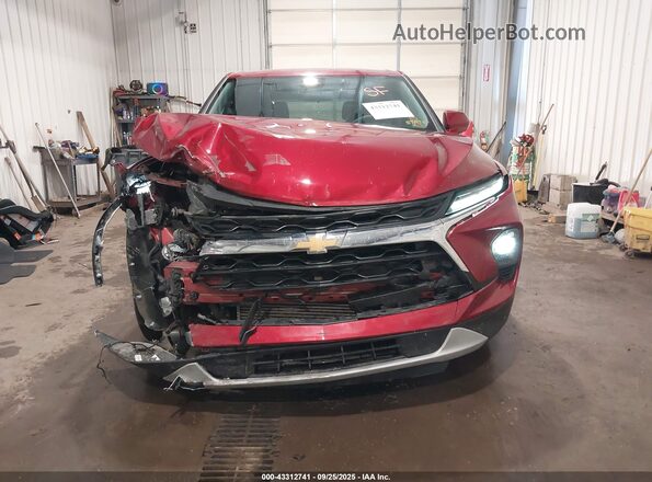 3GNKBHR44PS165051 2023 CHEVROLET BLAZER Red Vista interior trasera