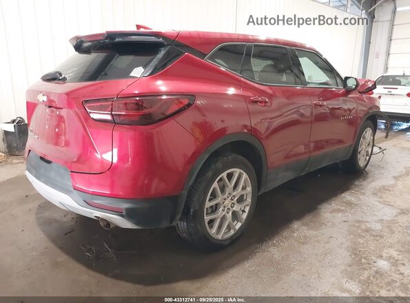 3GNKBHR44PS165051 2023 CHEVROLET BLAZER Red Trasero derecho