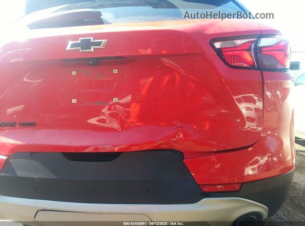 3GNKBHR49LS665667 2020 CHEVROLET BLAZER Red Vista frontal