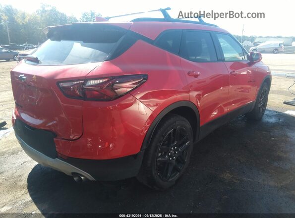 3GNKBHR49LS665667 2020 CHEVROLET BLAZER Red Trasero derecho