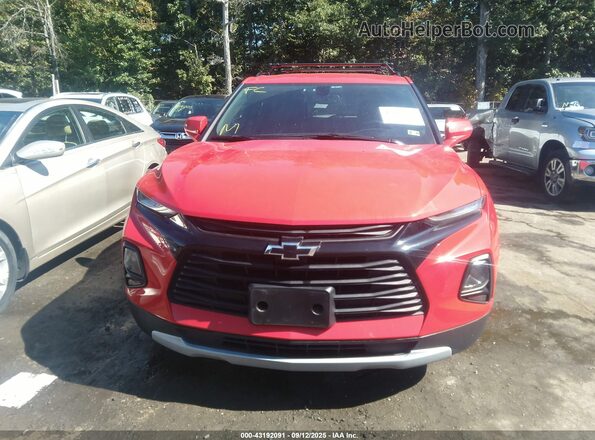3GNKBHR49LS665667 2020 CHEVROLET BLAZER Red Vista interior trasera