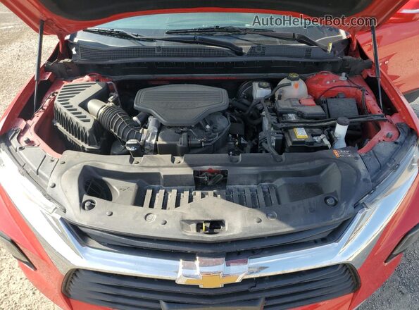 3GNKBHRS2LS548916 2020 CHEVROLET BLAZER Red Вид підкапотного простору