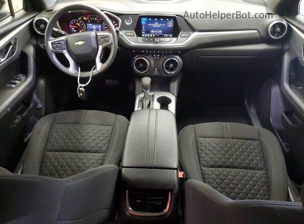 3GNKBHRS3MS509771 2021 CHEVROLET BLAZER White Widok deski rozdzielczej