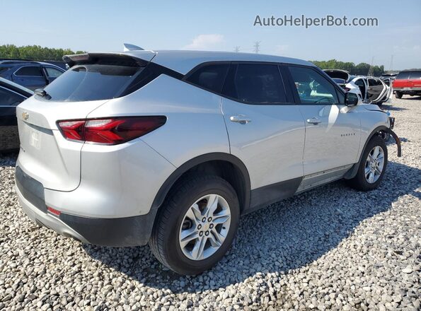 3GNKBHRS9MS502825 2021 CHEVROLET BLAZER Серебряный Задняя правая четверть