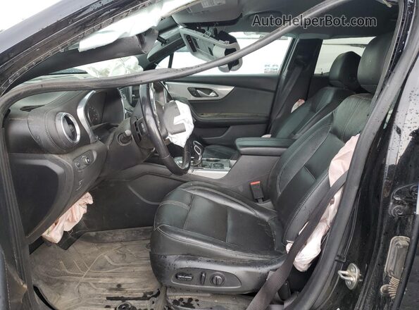 3GNKBJRS3LS568650 2020 CHEVROLET BLAZER Black Front interior view