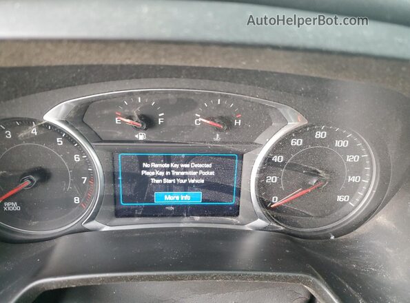 3GNKBJRS3LS568650 2020 CHEVROLET BLAZER Black Instrument cluster view