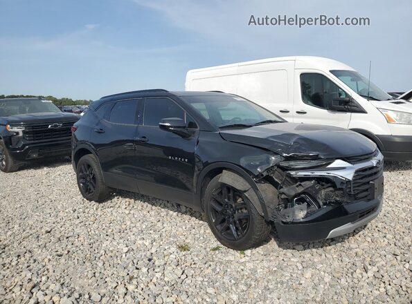 3GNKBJRS3LS662771 2020 CHEVROLET BLAZER Черный Передняя правая четверть