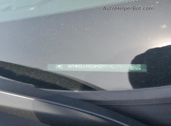 3GNKBJRS3MS509079 2021 CHEVROLET BLAZER Black VIN sticker view