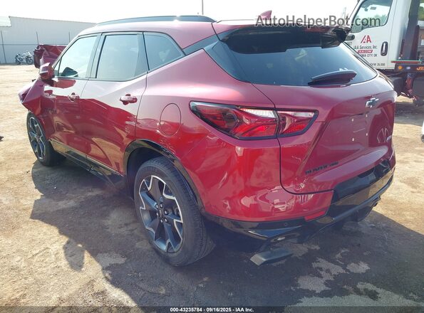 3GNKBKRS1LS573917 2020 CHEVROLET BLAZER Red Trasero izquierdo