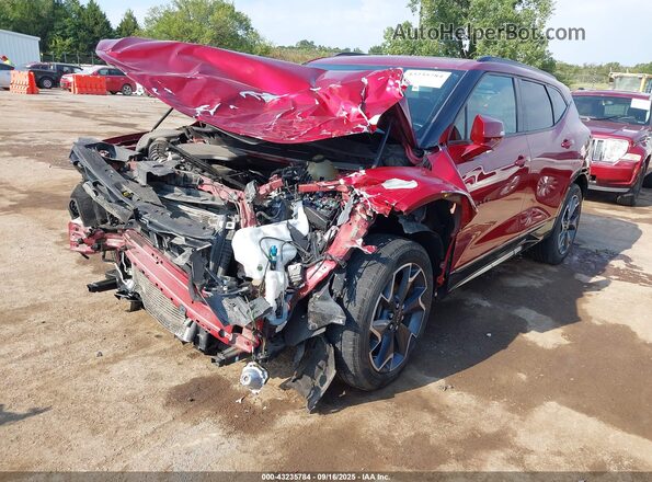 3GNKBKRS1LS573917 2020 CHEVROLET BLAZER Red Vista tres cuartos delantera izquierda