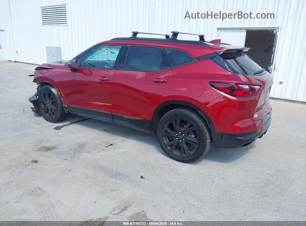 3GNKBKRS4LS557081 2020 CHEVROLET BLAZER Бордовый Задняя левая четверть