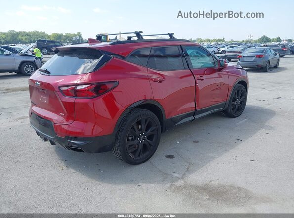 3GNKBKRS4LS557081 2020 CHEVROLET BLAZER Бордовый Задняя правая четверть