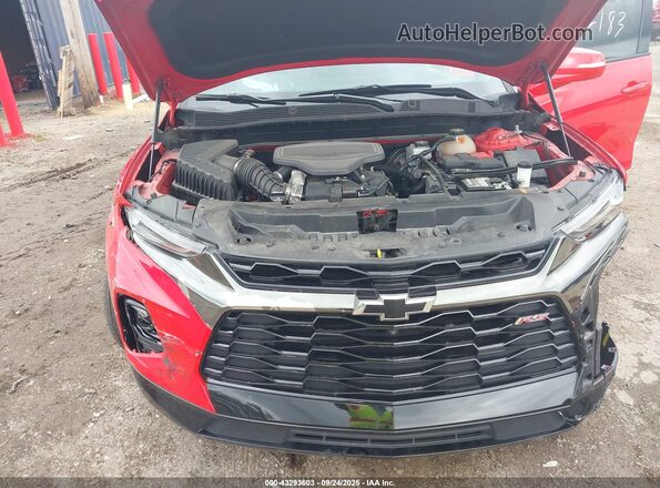 3GNKBKRSXLS642183 2020 CHEVROLET BLAZER Red Հետևի տեսք