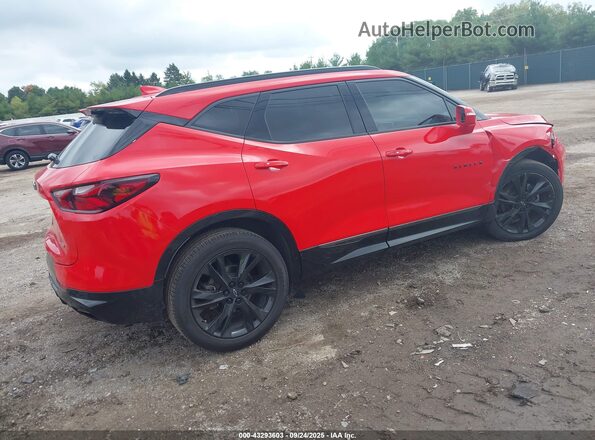 3GNKBKRSXLS642183 2020 CHEVROLET BLAZER Red Հետևի աջ