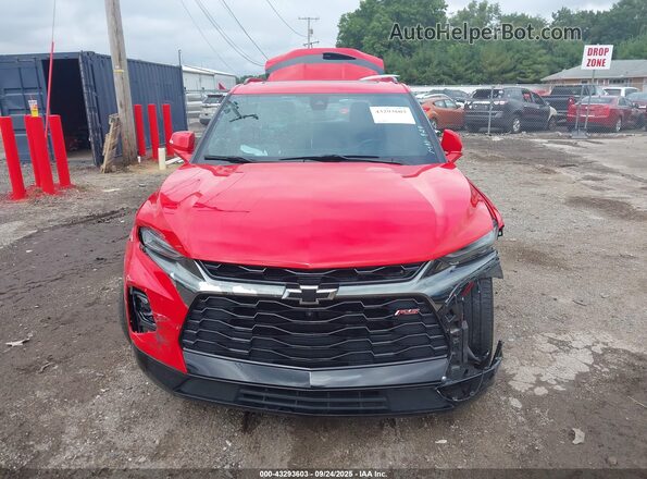 3GNKBKRSXLS642183 2020 CHEVROLET BLAZER Red Սալոնի հետևի տեսք