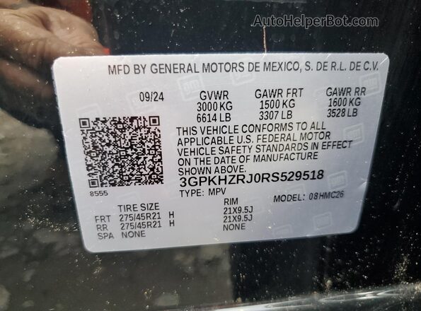 3GPKHZRJ0RS529518 2024 HONDA PROLOGUE Black 