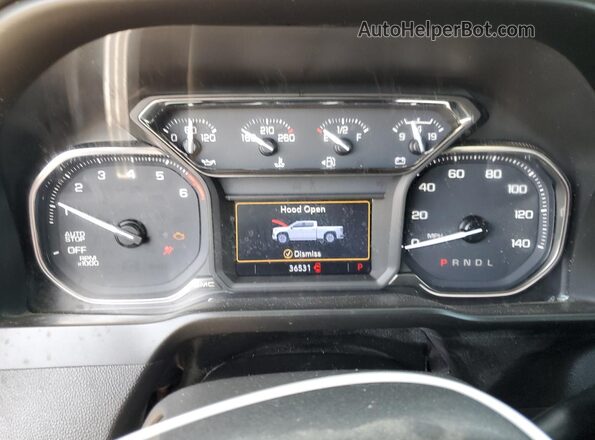 3GTP8CED1LG213950 2020 GMC SIERRA Charcoal ხელსაწყოთა პანელის ხედი