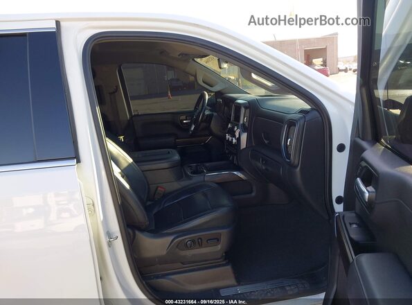 3GTP8DED9LG321772 2020 GMC SIERRA White Widok wnętrza z przodu