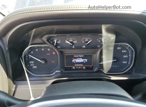3GTP9CEK7LG399098 2020 GMC SIERRA Blue ხელსაწყოთა პანელის ხედი